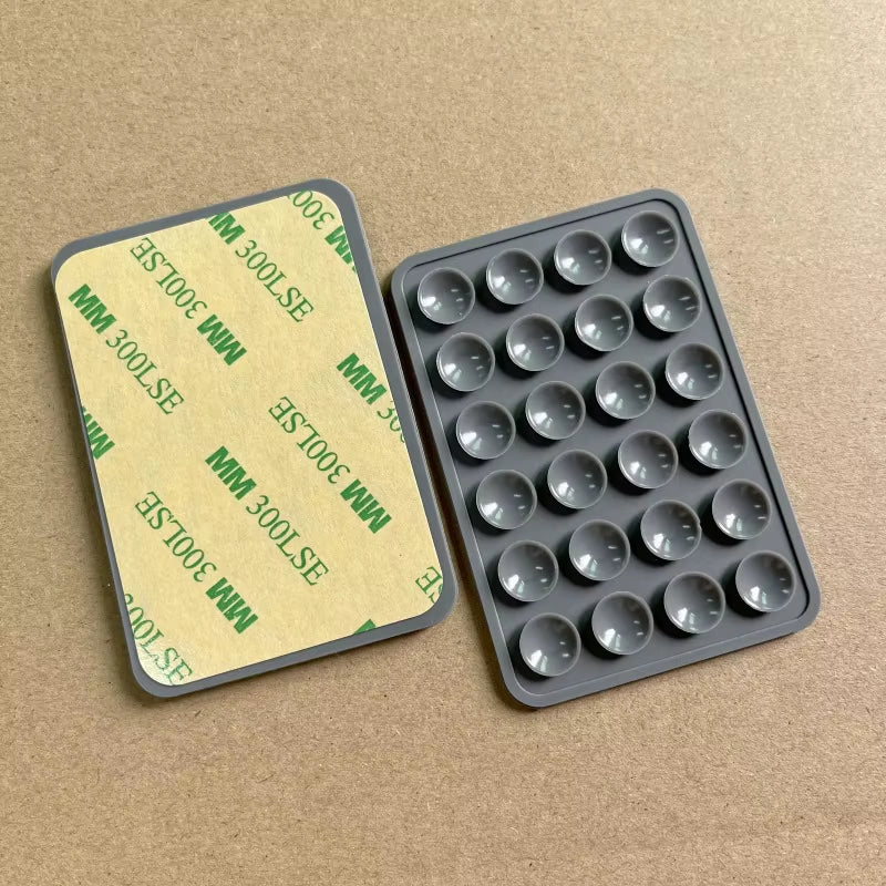 Leyi High Quality Strong Solid Non Slip Adhesive Phone Silicone Sucker Cup Pat Adhesive Mount Suction Holder for Mobile Phones