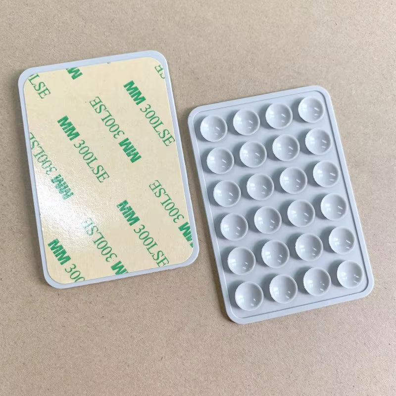 Leyi High Quality Strong Solid Non Slip Adhesive Phone Silicone Sucker Cup Pat Adhesive Mount Suction Holder for Mobile Phones