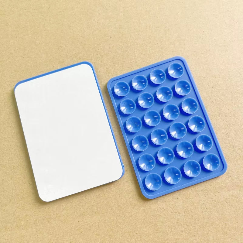 Leyi High Quality Strong Solid Non Slip Adhesive Phone Silicone Sucker Cup Pat Adhesive Mount Suction Holder for Mobile Phones