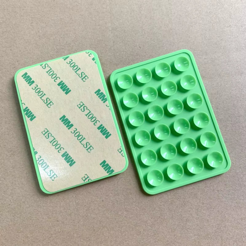 Leyi High Quality Strong Solid Non Slip Adhesive Phone Silicone Sucker Cup Pat Adhesive Mount Suction Holder for Mobile Phones