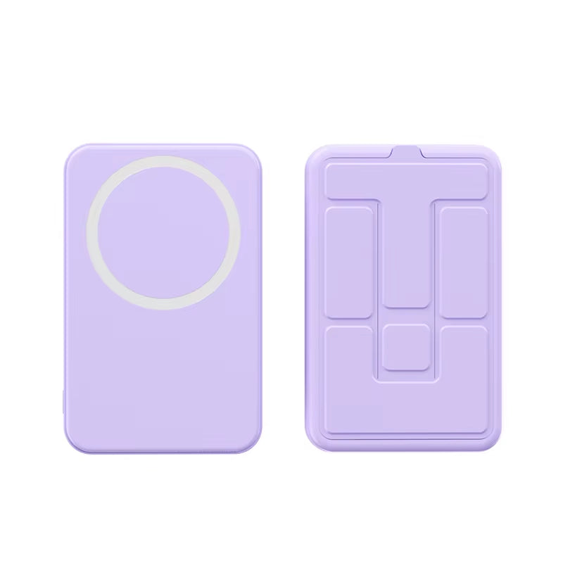 Small Wireless Magnetic Powerbank with Stand Holder Display Foldable 10000 Mah Charger 22.5W Pd Fast Charging Power Bank