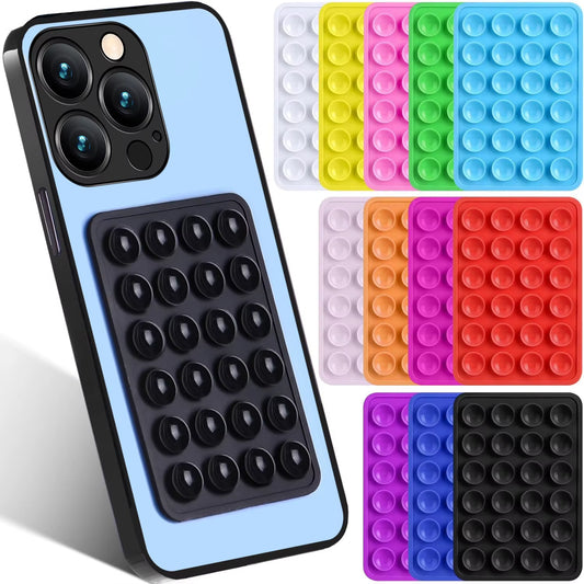 Leyi High Quality Strong Solid Non Slip Adhesive Phone Silicone Sucker Cup Pat Adhesive Mount Suction Holder for Mobile Phones