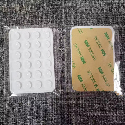 Leyi High Quality Strong Solid Non Slip Adhesive Phone Silicone Sucker Cup Pat Adhesive Mount Suction Holder for Mobile Phones