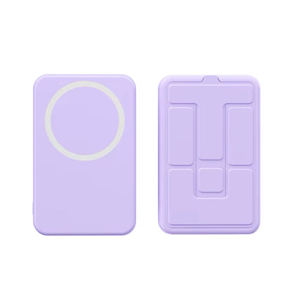 Small Wireless Magnetic Powerbank with Stand Holder Display Foldable 10000 Mah Charger 22.5W Pd Fast Charging Power Bank